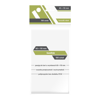 Koszulki Basilisk 65x110 (100sztuk) REBEL